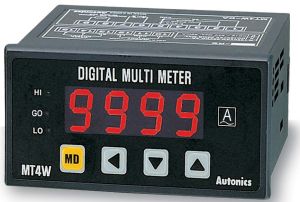 Digital Panel Meters - DIN W96xH48mm DC Ampere 4-DGT    MT4W-DA-4N <br>(Images is for references only    actual product refer specification).