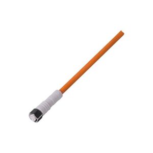 Carlo Gavazzi Connector Cable IP69K M8 AC/DC 90Â° Angled Female Plug 4-Wire 2-Meter Cable    CONB54NF-A2W <br>(Images is for references only    actual product refer specification).