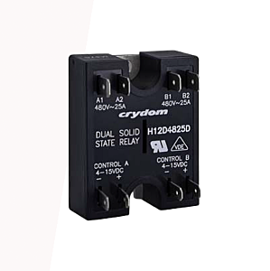 Crydom Solid State Relay    1-Phase Dual Random Turn-On 240VAC SCR 40A    D2440D-10 <br>(Images is for references only    actual product refer specification).