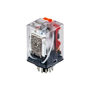 Carlo Gavazzi Relay Industrial 3PDT 10A 11 Pin 24Vac LED+Push Arm+Flag    RCP1100324VAC <br>(Images is for references only    actual product refer specification).