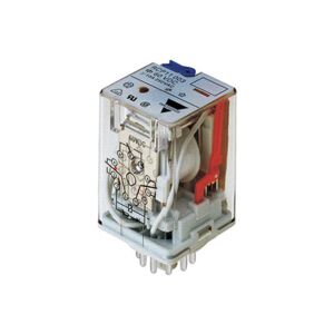 Carlo Gavazzi Relay Industrial 3PDT 10A 11 Pin 110Vdc LED+Push Arm+Flag    RCP11003110VDC <br>(Images is for references only    actual product refer specification).