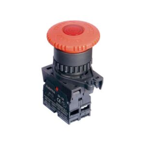 Push Button - Ã˜22/25 Head D40 Push-Lock    Turn Reset Emergency switches (Illuminated Non-Flush) AC Type 1a Red    S2ER-E4RAL <br>(Images is for references only    actual product refer specification).