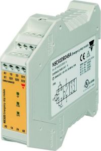 Carlo Gavazzi Safety Module Gate & Magnetic Sensor 1/2-Ch. 3NO 1NC Auto/Manual    NSC13DB24DA <br>(Images is for references only    actual product refer specification).