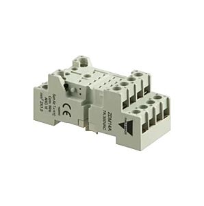 Carlo Gavazzi Socket 4-Contact 14-Pin DIN-Rail ZDM14A <br>(Images is for references only    actual product refer specification).